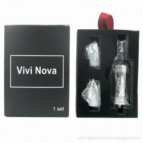 Alfred-Global Best Selling Mini Vivi Nova V11 2.5mL Clearomizer, Vivi Nova Tank Clear Cartomizer